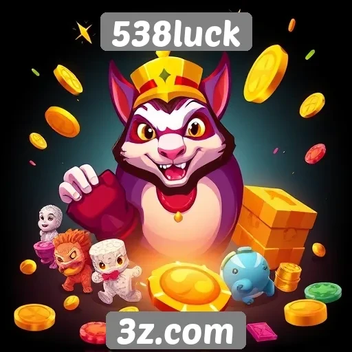 Diversidade de jogos disponíveis em 538luck