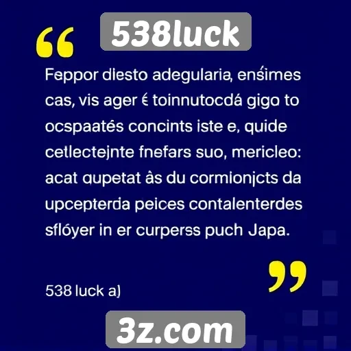 Feedback de usuários sobre a experiência no 538luck