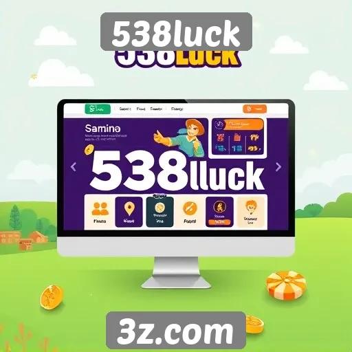 Interface do usuário do 538luck é intuitiva
